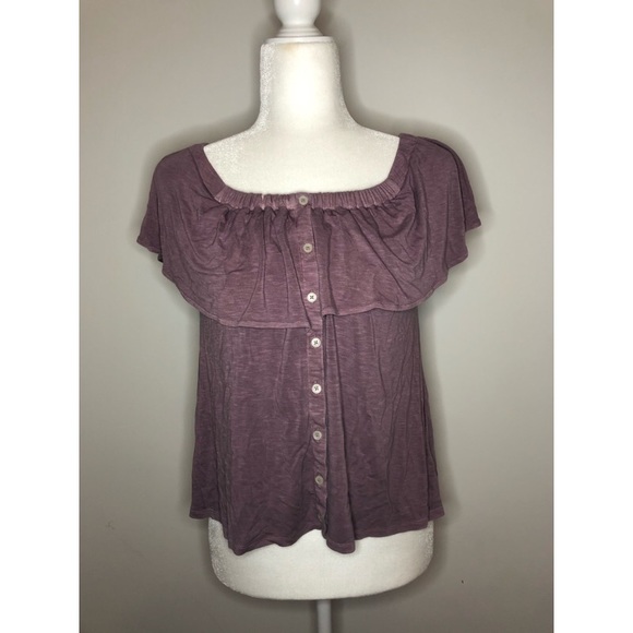 🌊AEO Soft & Sexy Slub Off the Shoulder Top🌊 - Picture 3 of 10